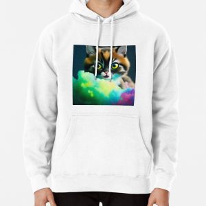Cute Cat Miaw 481 Pullover Hoodie