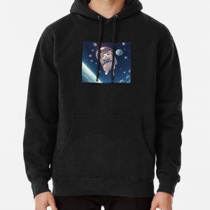 Tabby cat Lover astronaut in space t-shirt Sticker Pullover Hoodie