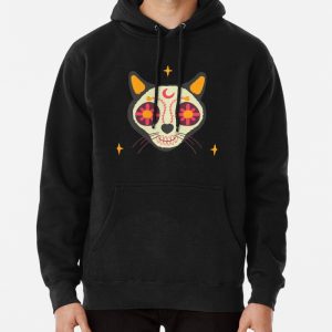 SPOOKY KITTY CAT Pullover Hoodie
