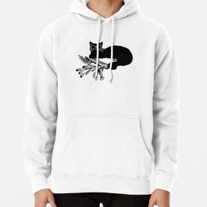Cat Studying Pullover Hoodie