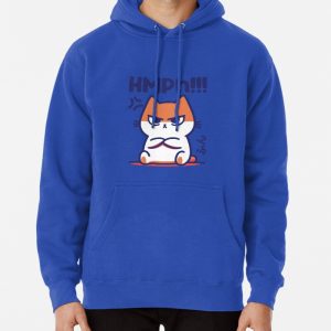 Cute Angry Cat Pullover Hoodie
