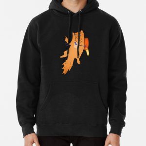 Jetpack cat Stay Away Sticker Pullover Hoodie