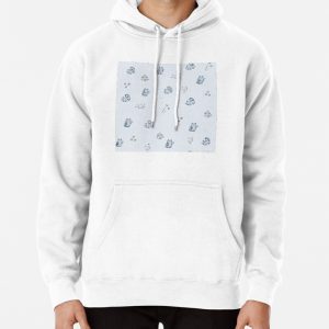 Cute blue cat Pullover Hoodie