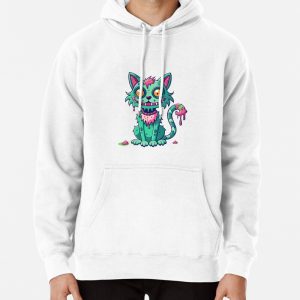 Zombie cat Pullover Hoodie