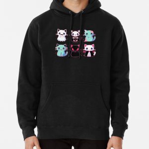 Halloween Cats Pullover Hoodie