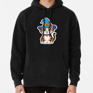 Witch cat Pullover Hoodie