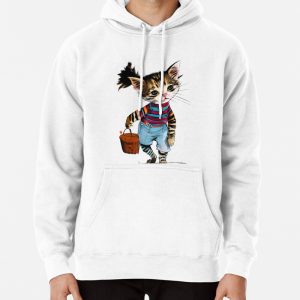 Working cat Pullover Hoodie
