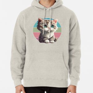 Cute Kitty Pullover Hoodie
