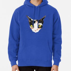 Cute Calico Cat Pullover Hoodie