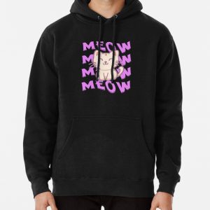 MEOW cats Pullover Hoodie