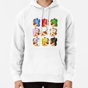 Good luck cat with lucky koi carp Pullover Hoodie