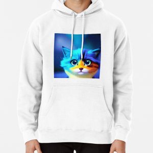 Cute Cat Miaw 415 Pullover Hoodie