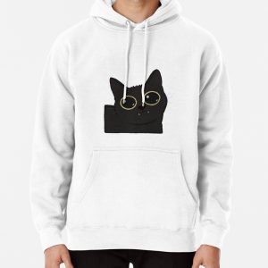 Big eyed meme cat Pullover Hoodie