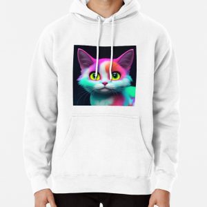 Cute Cat Miaw 650 Pullover Hoodie