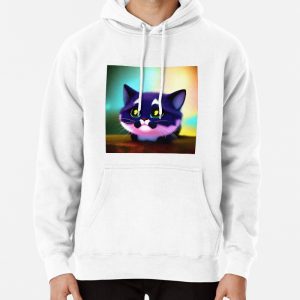 Cute Cat Miaw 252 Pullover Hoodie