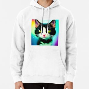 Cute Cat Miaw 525 Pullover Hoodie