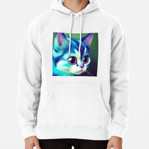 Cute Cat Miaw 321 Pullover Hoodie