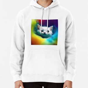 Cute Cat Miaw 472 Pullover Hoodie