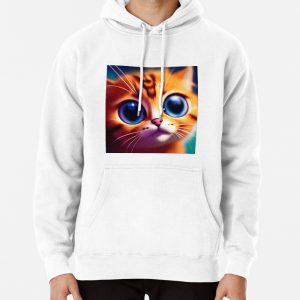 Cute Cat Miaw 304 Pullover Hoodie