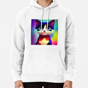 Cute Cat Miaw 591 Pullover Hoodie