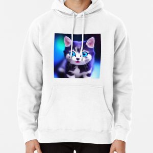 Cute Cat Miaw 437 Pullover Hoodie