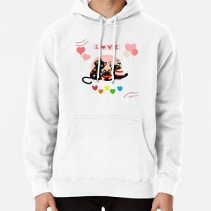 Cat black lover Pullover Hoodie