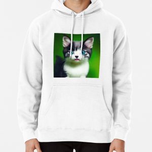 Cute Cat Miaw 532 Pullover Hoodie