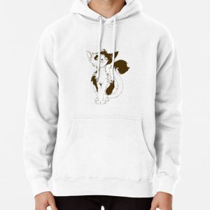 Brown cat Pullover Hoodie