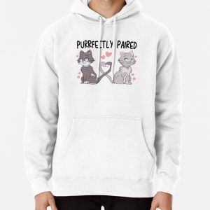 Cute Cat Couple Pullover Hoodie