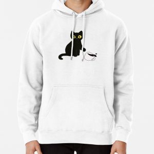 Black cat Pullover Hoodie