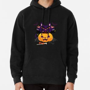 Cute cat Holiday Halloween Pullover Hoodie