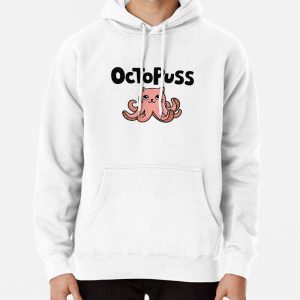 Octopuss! Cute Octopus Cat Pun Pullover Hoodie