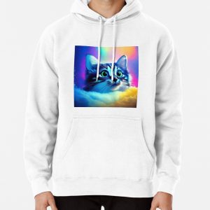 Cute Cat Miaw 398 Pullover Hoodie