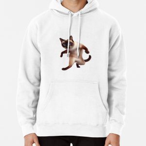Siamese Cat Funny Pullover Hoodie