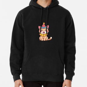Clown Cat Pullover Hoodie