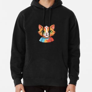Curious Cat Pullover Hoodie