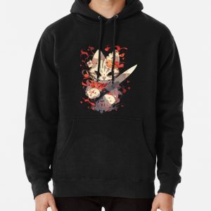 Cat with knife meme cat what killer Murderous cat Pullover Hoodie