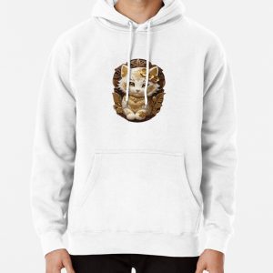 Cute sticker, cute cat, kitten Pullover Hoodie
