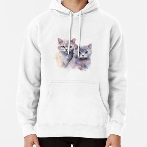 British shorthair cat British shorthair cat cute design Pullover Hoodie
