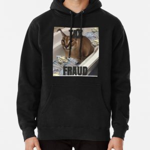 Big floppa tax fraud Pullover Hoodie