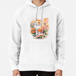 Cute kitty cat design for cat and animal lovers! Pullover Hoodie