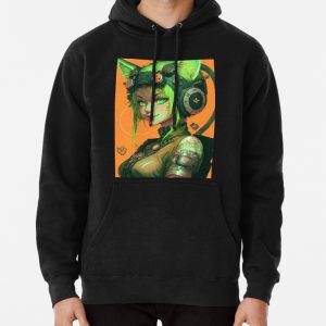 Anime cat girl ( future cyberpunk ) Pullover Hoodie