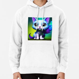 Cute Cat Miaw 352 Pullover Hoodie