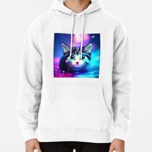 Cute Cat Miaw 615 Pullover Hoodie