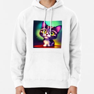 Cute Cat Miaw 295 Pullover Hoodie