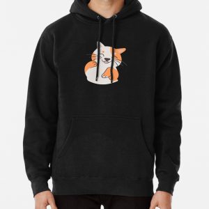 Cute cat waving Pullover Hoodie