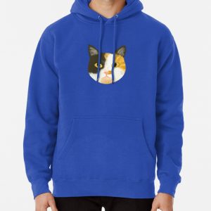 Neshka Calico Cat Pullover Hoodie