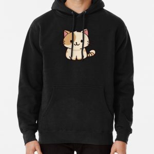 Cat yellow Pullover Hoodie