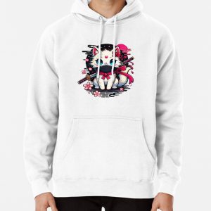 Ninja cat Pullover Hoodie