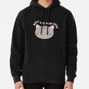 Best mom ever cute cat Pullover Hoodie